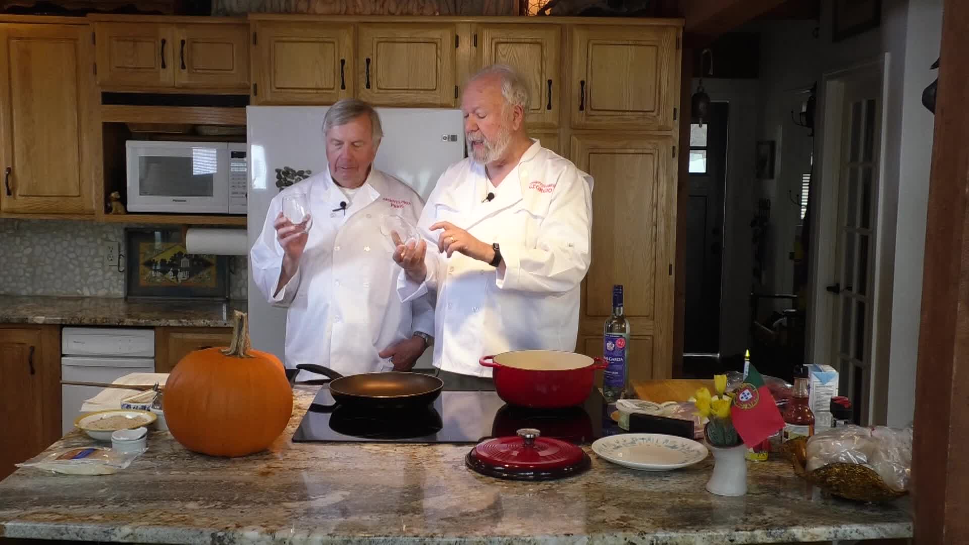 Grumpy old men cooking: Pumpkins and Portugal