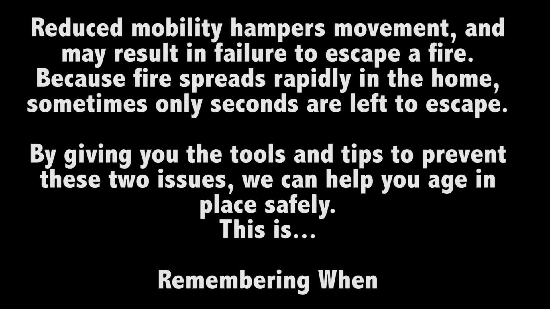 Stay Safe  Remembering When: Episode 3 HD