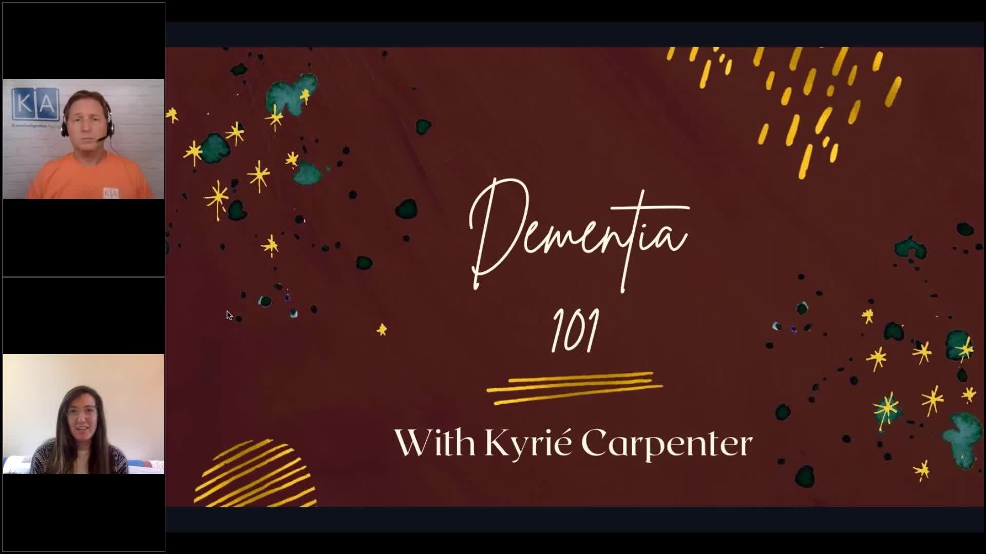 Knowledgeable Aging: Dementia