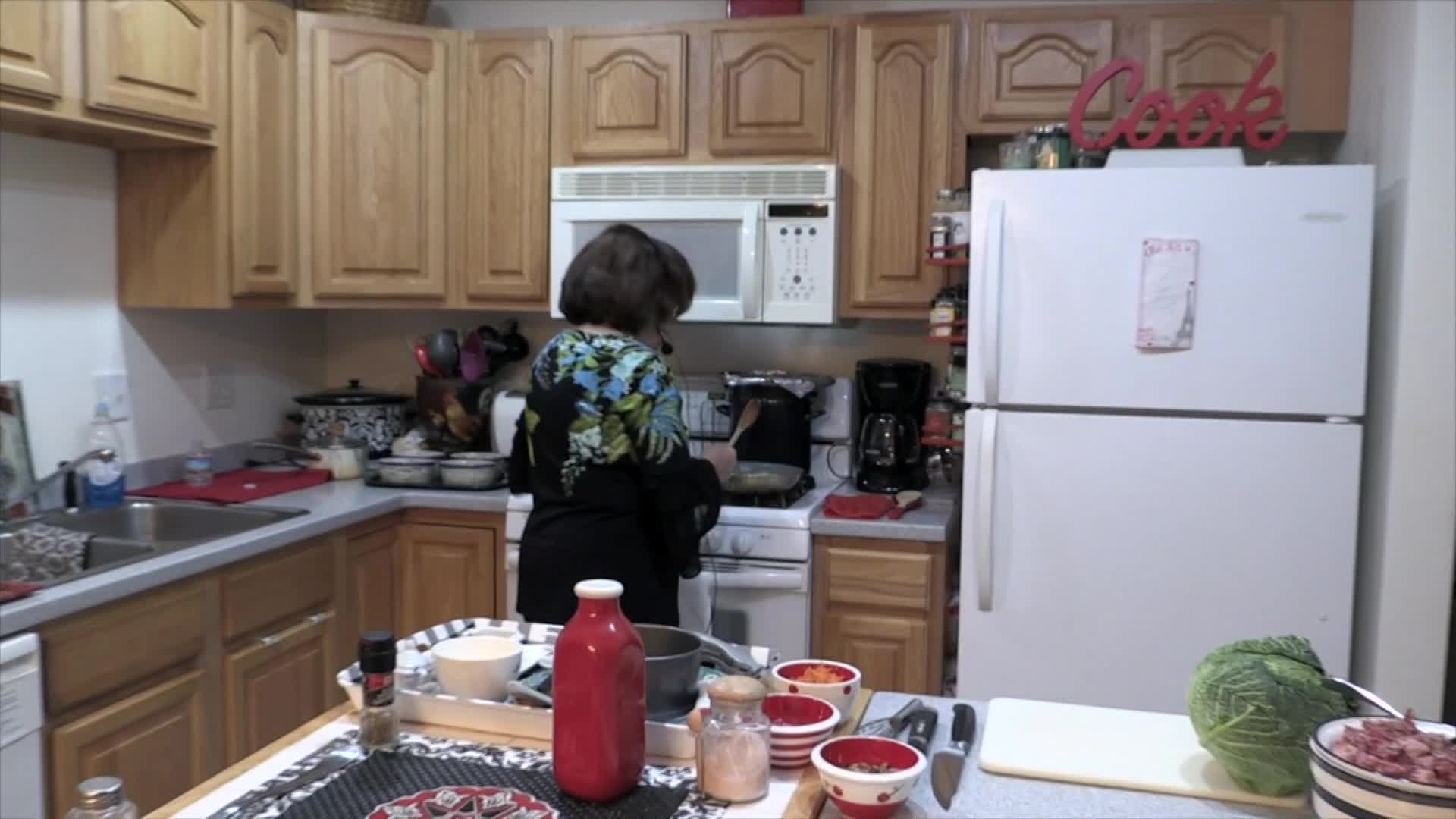 Cathy Neptune's Kitchen - Corned Beef Stuffed Cabbage