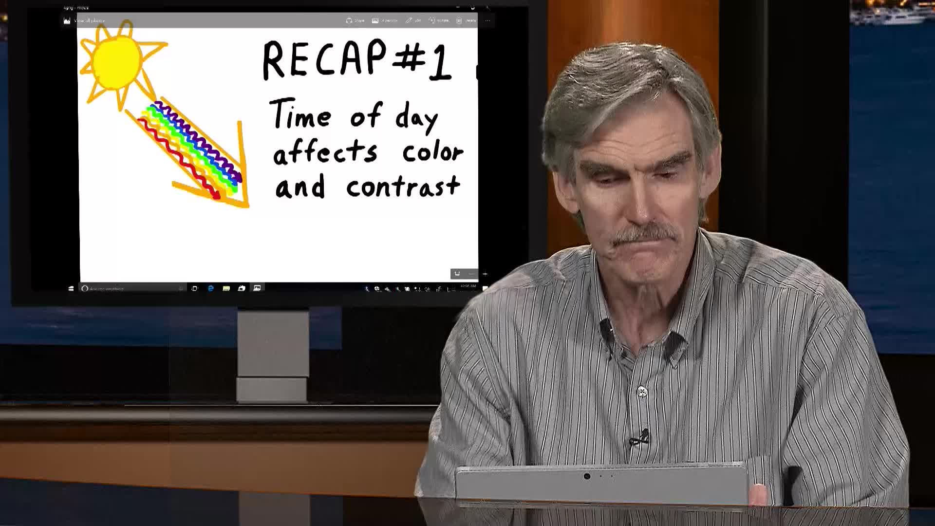 Beach TV CSULB Framed for Light: optics, lenses, focal lengths, depth of field, shutter speeds and motion blur